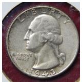 1943 Washington Silver Quarter