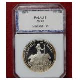1995 Palau Silver Foreign Coin
