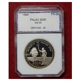 1998 Palau $200 Silver Foreign Coin