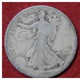 1917 D OBV Walking Liberty Silver Half