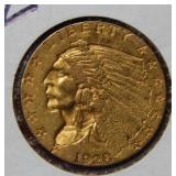 1928 US Gold $2.50 Coin