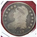 1817 Bust Silver Half Dollar