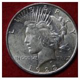 1923 D Peace Silver Dollar Coin