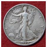 1928 S Walking Liberty Silver Half Dollar Coin
