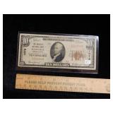 1924 $10 National Currency - Danville PA