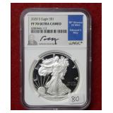 2020 S Silver Eagle 1oz NGC PF70 Ultra Cameo