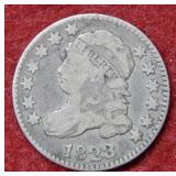1823 Over 22 Bust Silver Dime
