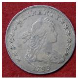1799 Heraldic Eagle Bust Silver Dollar