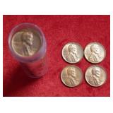 Roll of 1946 D Lincoln Wheat Cent