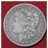 1892 S Morgan Silver Dollar Coin