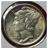 1943 Mercury Silver Dime