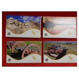 (4) 2013 -2016 US America the Beautiful PR Quarter