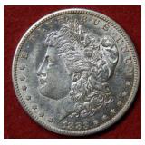 1883 S Morgan Silver Dollar Coin