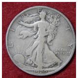 1920 S Walking Liberty Silver Half Dollar