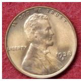 1938 S Lincoln Wheat Cent