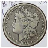 1878 CC Morgan Silver Dollar Coin