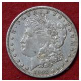 1892 CC Morgan Silver Dollar Coin