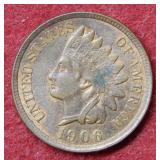 1906 Indian Head Cent - Red & Brown