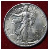 1939 Walking Liberty Silver Half Dollar