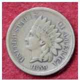 1859 Indian Head Cent - first year