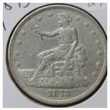 1873 Silver Trade Dollar Coin