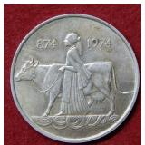 874/1974 Iceland 1000 Year Silver Commemorative