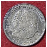 1923 S Monroe Silver Commemorative Half Dollar