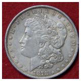 1878 Reverse of 1879 Morgan Silver Dollar Coin