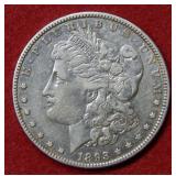 1893 Morgan Silver Dollar Coin