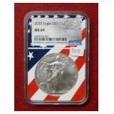 2020 Silver Eagle 1oz NGC MS69