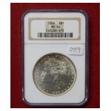 1886 Morgan Silver Dollar NGC MS64