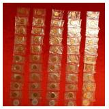(50) 1962 Lincoln Cents in Mint Wrapper