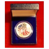 1999 Silver Eagle 1oz Colorized