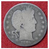 1894 S Barber Silver Half Dollar Coin