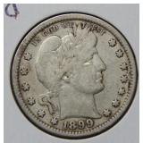 1899 Barber Silver Quarter