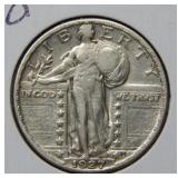 1927 Standing Liberty Silver Quarter