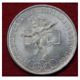 1968 Mexcio Silver Olympic Coin