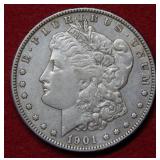 1901 S Morgan Silver Dollar