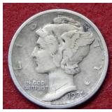 1921 D Mercury Dime