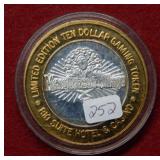 Las Vegas Silver Center Gaming Token