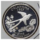 2008 S Oklahoma Proof Quarter