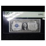 1928 A $1 Silver Certificate FR#1601 PCGS 64 PPQ