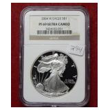 2004 W Silver Eagle 1oz NGC PF69 Ultra Cameo