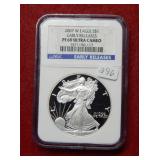 2007 W Silver Eagle NGC PF69 Ultra Cameo