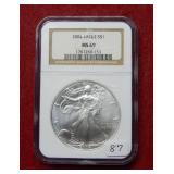 2004 Silver Eagle 1oz NGC MS69