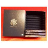 1999-2000-2001 US Proof Quarter Sets with free box