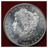 1881 S Morgan Silver Dollar