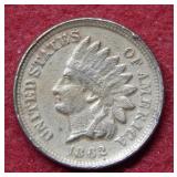 1862 Indian Head Cent - Copper Nickel