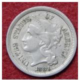 1881 Three Cent Nickel
