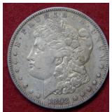 1892 S Morgan Silver Dollar